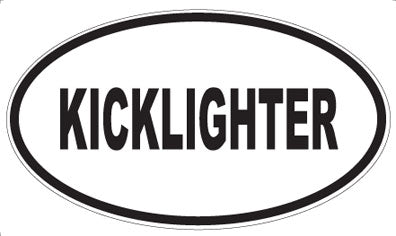 KICKLIGHTER - Oval Magnet