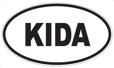 KIDA - Oval Magnet