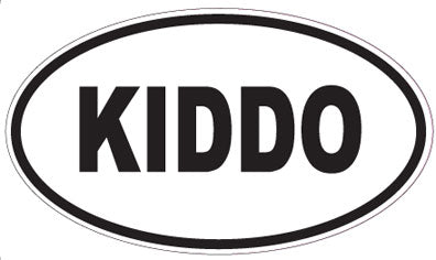 KIDDO - Oval Sticker