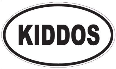 KIDDOS - Oval Sticker