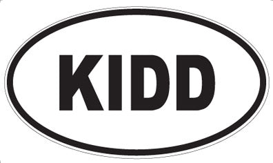 KIDD - Oval Magnet