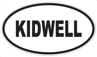 KIDWELL - Oval Magnet