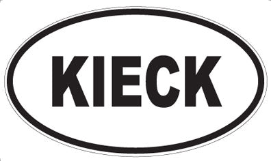 KIECK - Oval Magnet