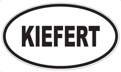 KIEFERT - Oval Magnet
