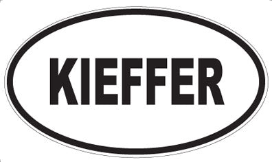 KIEFFER - Oval Magnet