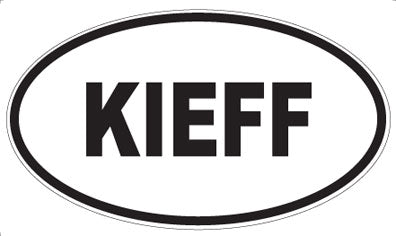 KIEFF - Oval Magnet