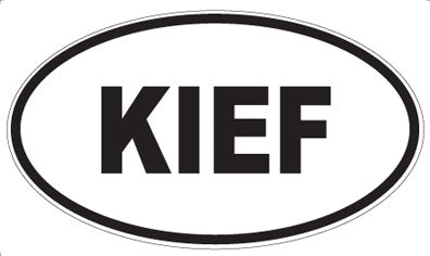 KIEF - Oval Magnet