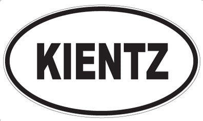 KIENTZ - Oval Magnet
