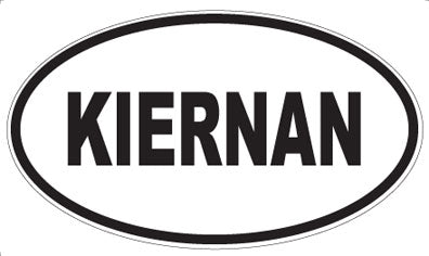 KIERNAN - Oval Magnet