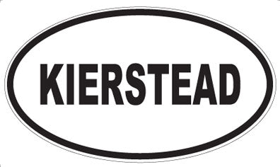 KIERSTEAD - Oval Magnet