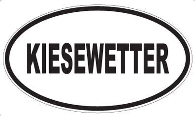 KIESEWETTER - Oval Magnet