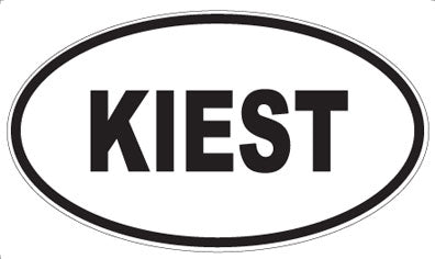 KIEST - Oval Magnet