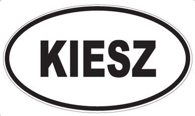 KIESZ - Oval Magnet