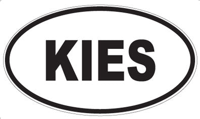 KIES - Oval Magnet