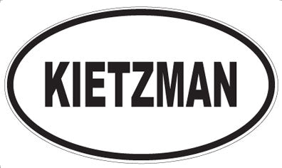 KIETZMAN - Oval Magnet