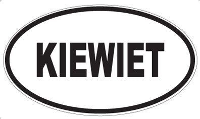 KIEWIET - Oval Magnet