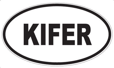 KIFER - Oval Magnet
