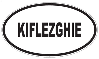 KIFLEZGHIE - Oval Magnet