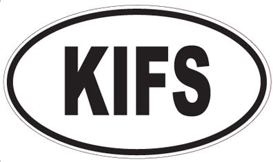 KIFS - Oval Sticker