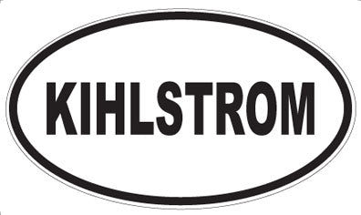 KIHLSTROM - Oval Magnet