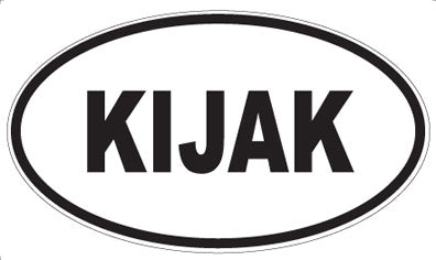 KIJAK - Oval Magnet