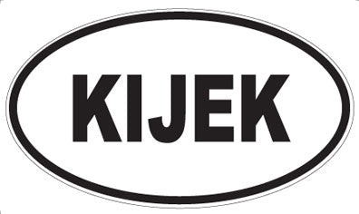 KIJEK - Oval Magnet