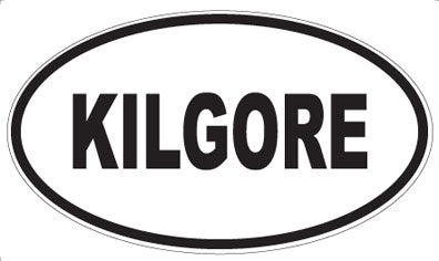 KILGORE - Oval Magnet
