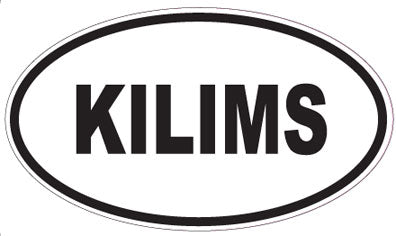 KILIMS - Oval Sticker