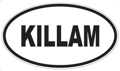 KILLAM - Oval Magnet