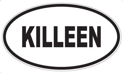 KILLEEN - Oval Magnet