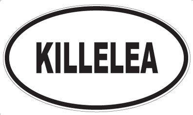 KILLELEA - Oval Magnet