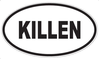 KILLEN - Oval Magnet