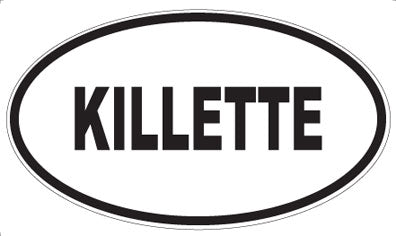 KILLETTE - Oval Magnet