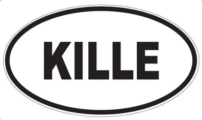 KILLE - Oval Magnet