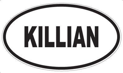 KILLIAN - Oval Magnet