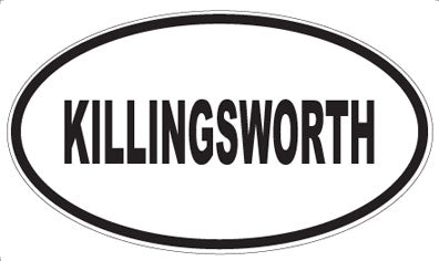 KILLINGSWORTH - Oval Magnet