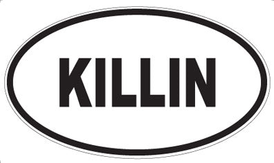 KILLIN - Oval Magnet