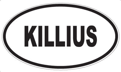 KILLIUS - Oval Magnet