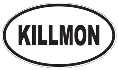 KILLMON - Oval Magnet