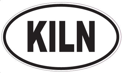 KILN - Oval Sticker