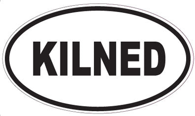 KILNED - Oval Sticker