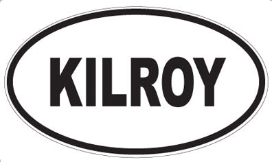 KILROY - Oval Magnet