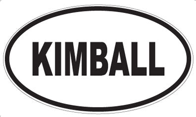 KIMBALL - Oval Magnet