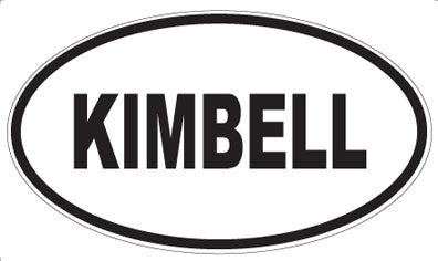 KIMBELL - Oval Magnet