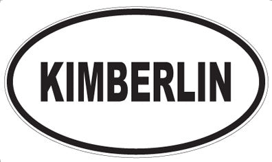 KIMBERLIN - Oval Magnet