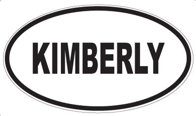 KIMBERLY - Oval Magnet