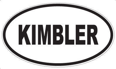KIMBLER - Oval Magnet