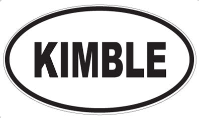 KIMBLE - Oval Magnet