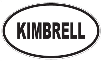 KIMBRELL - Oval Magnet