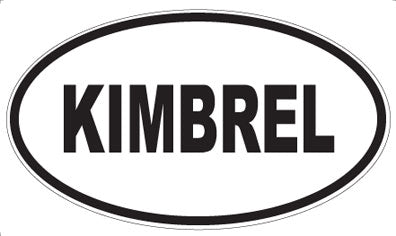 KIMBREL - Oval Magnet
